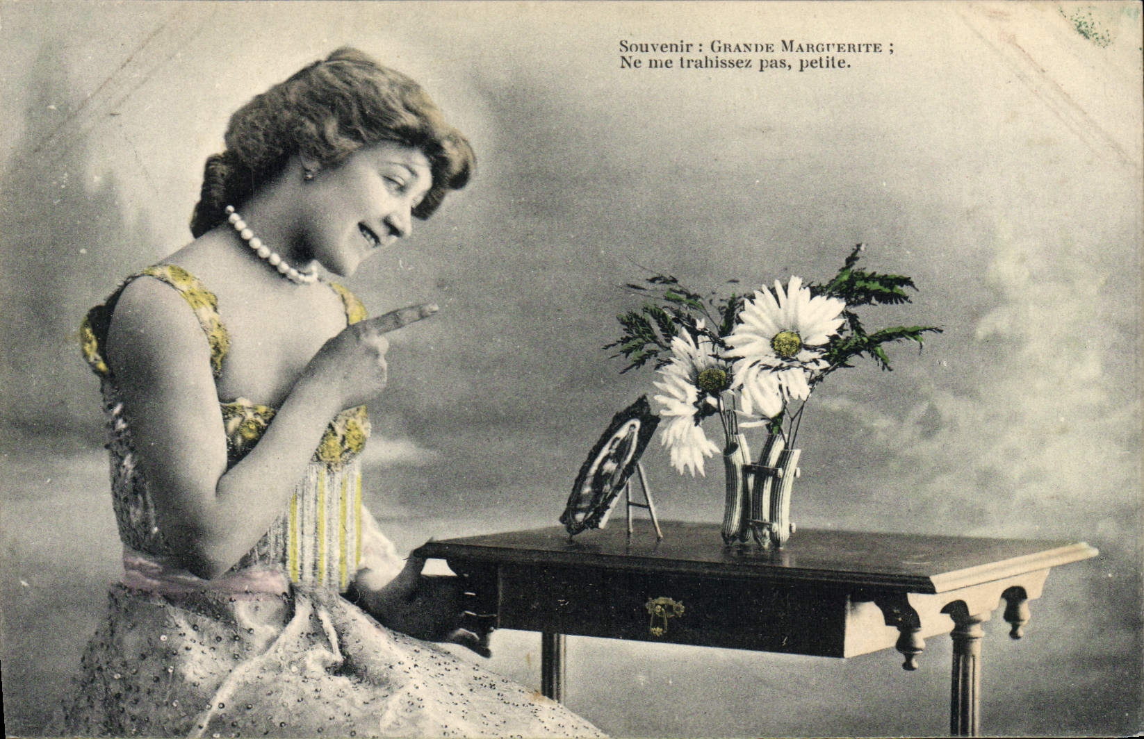 VINTAGE POSTCARD Fantasy Woman