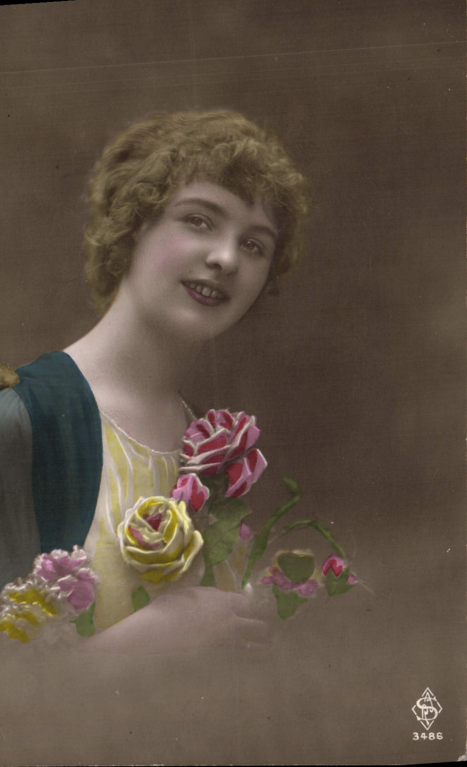 VINTAGE POSTCARD Fantasy Woman