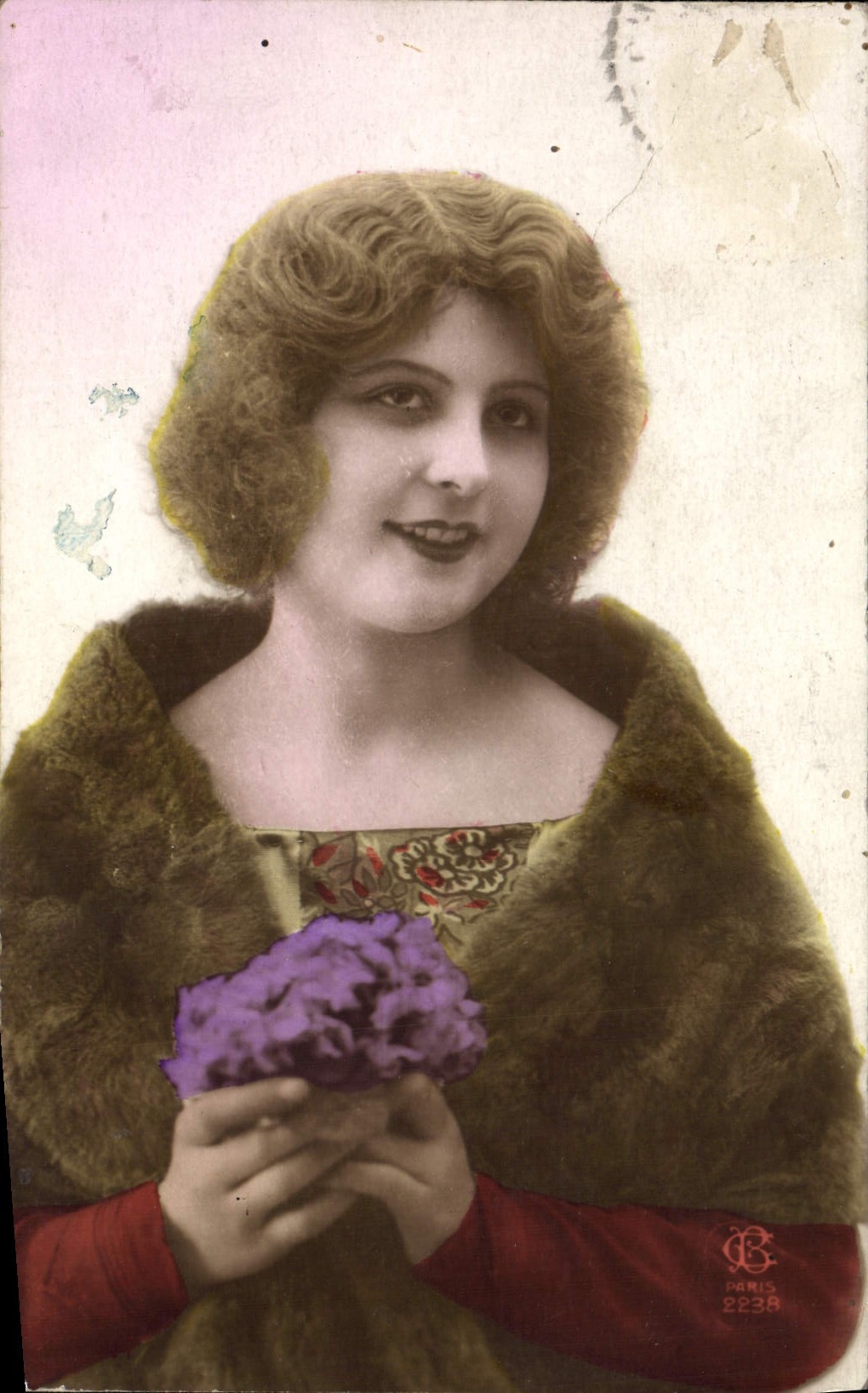 VINTAGE POSTCARD Fantasy Woman