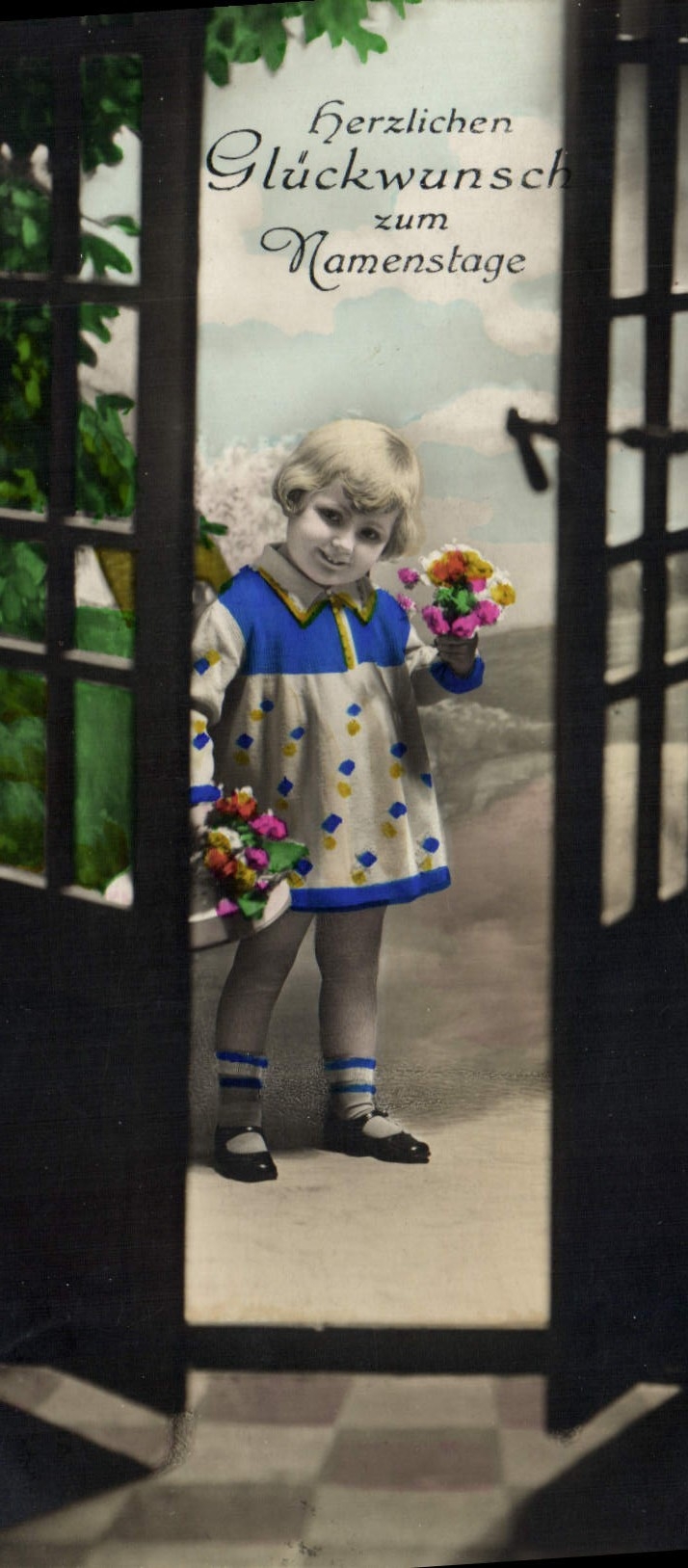 VINTAGE POSTCARD Fantasy Child