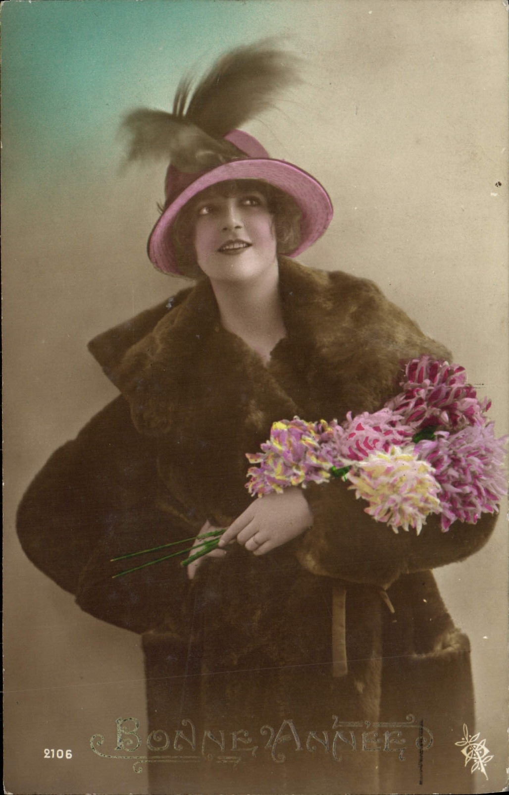 VINTAGE POSTCARD Fantasy Woman