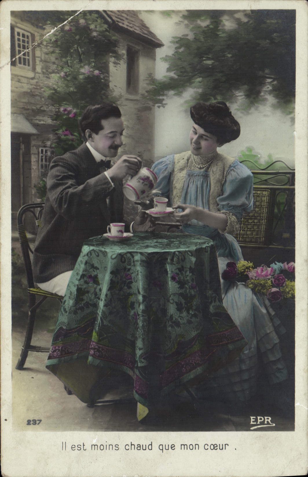 VINTAGE POSTCARD Fantasy Woman