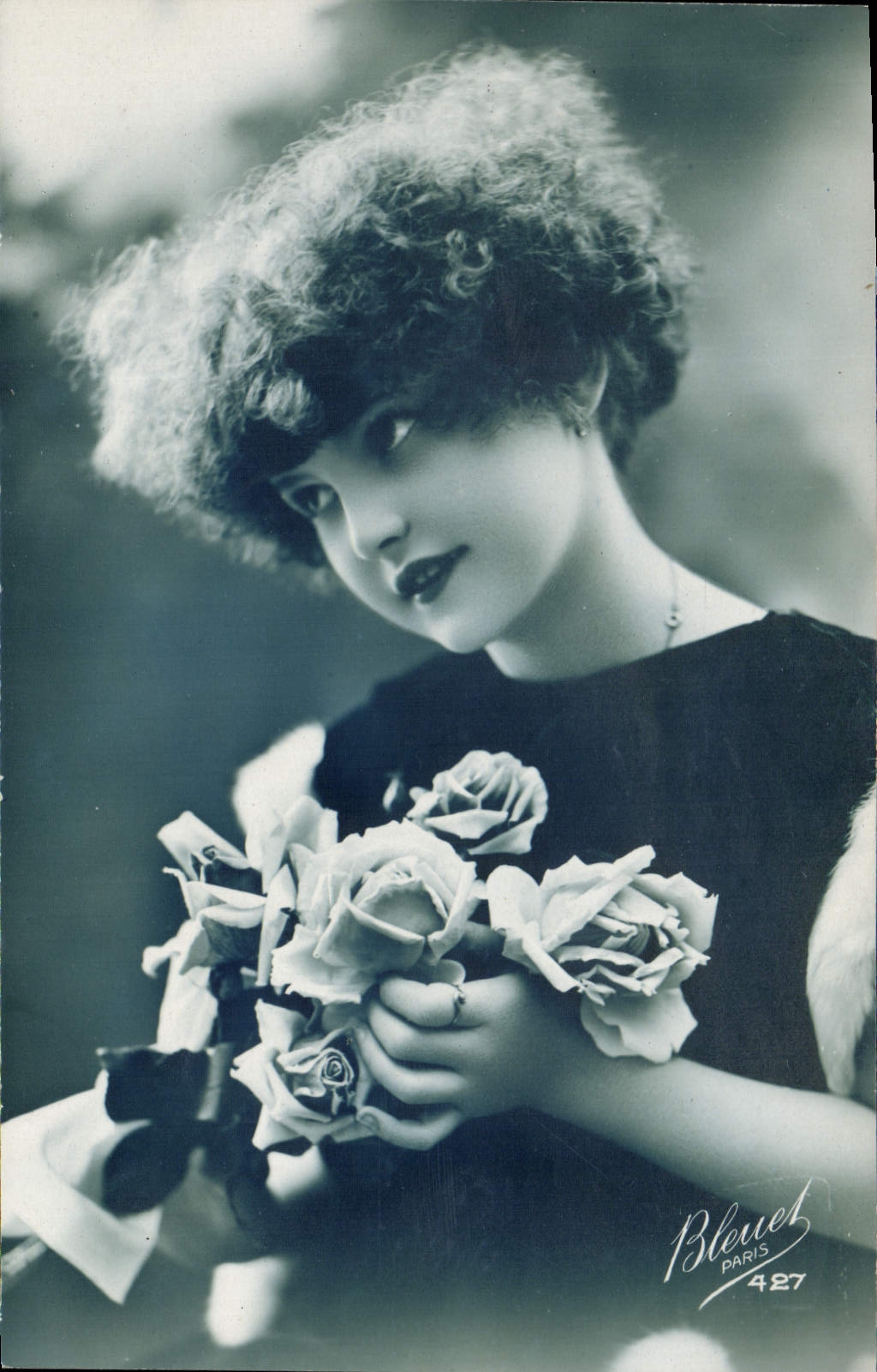 VINTAGE POSTCARD Fantasy Woman