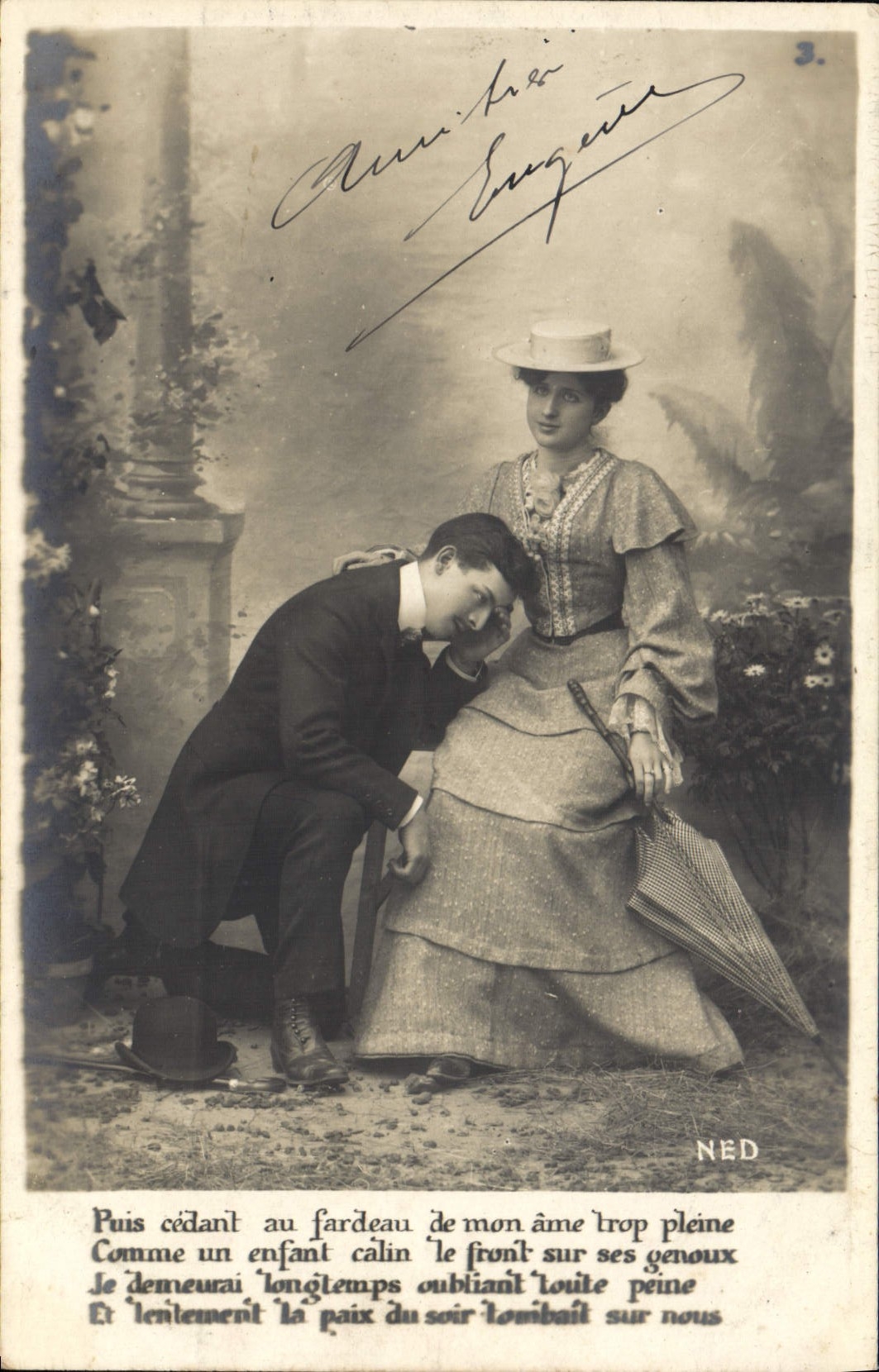 CPA Fantaisie Femme Les heures douces