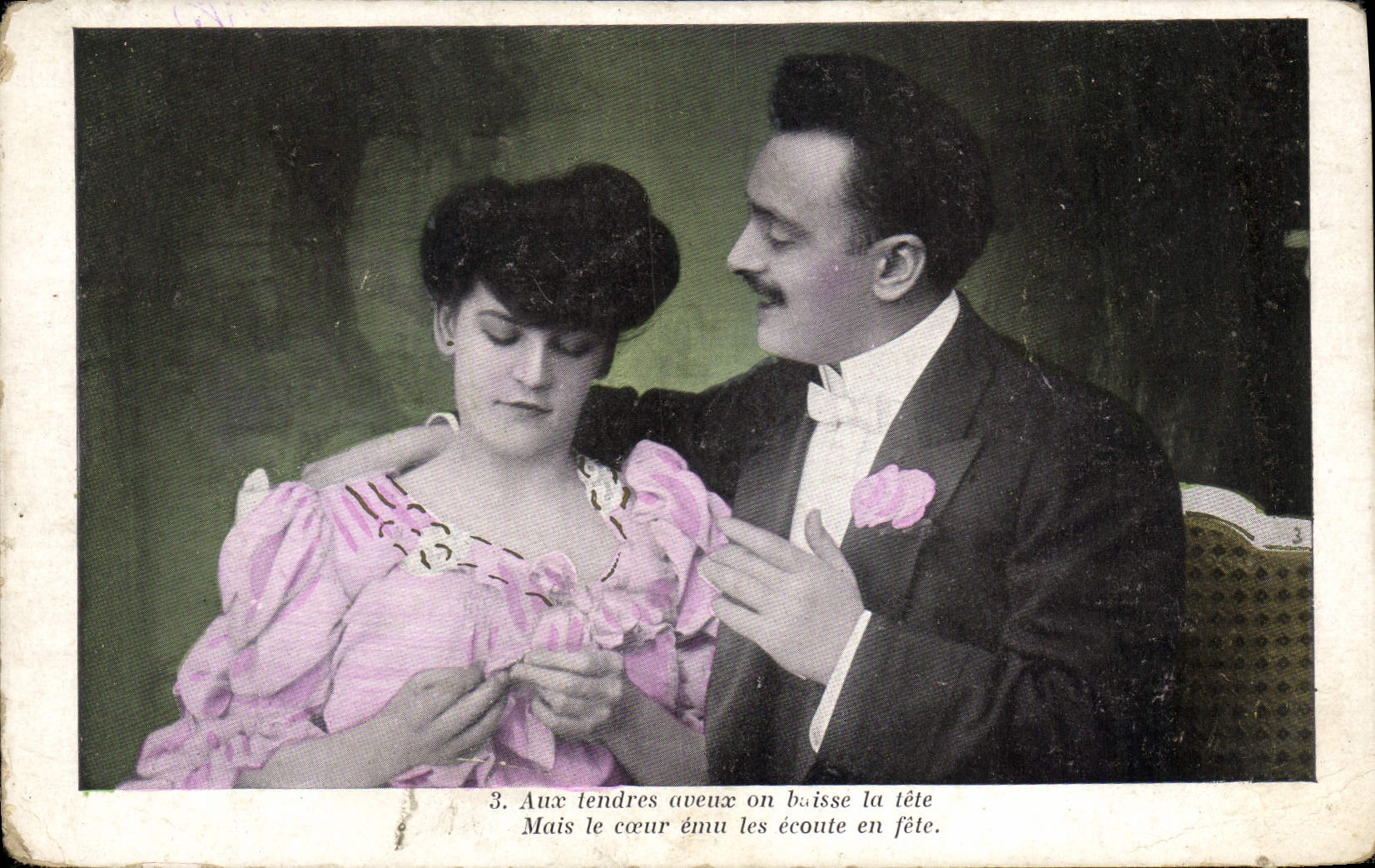 VINTAGE POSTCARD Fantasy Woman