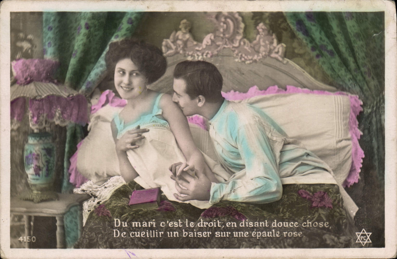 VINTAGE POSTCARD Fantasy Woman