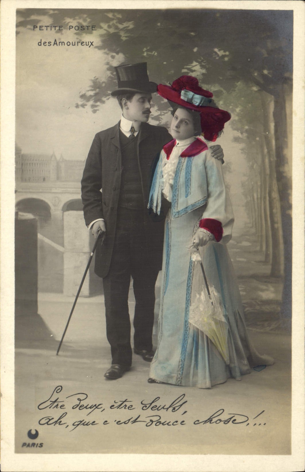 VINTAGE POSTCARD Fantasy Woman