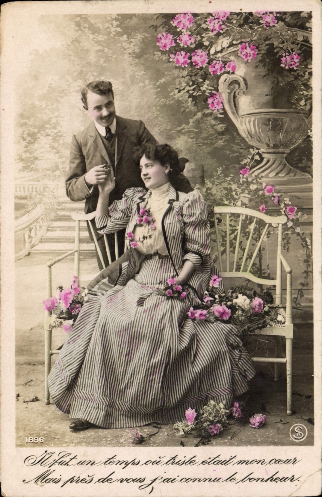 VINTAGE POSTCARD Fantasy Woman