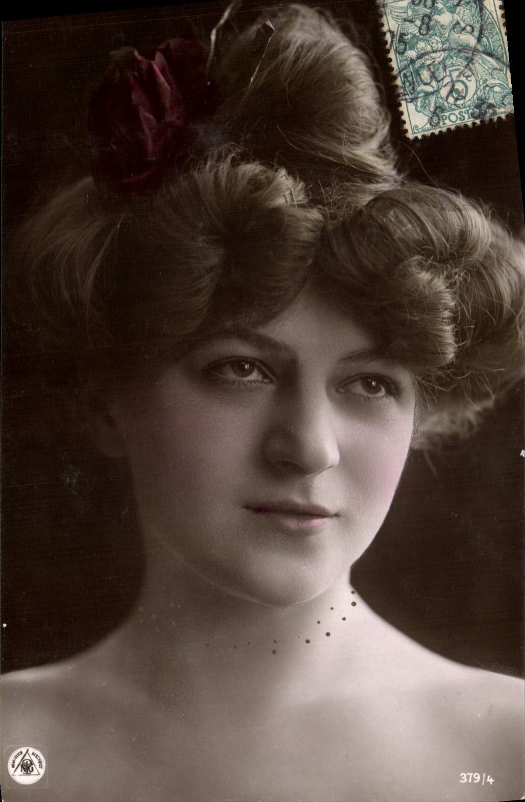 VINTAGE POSTCARD Fantasy Woman