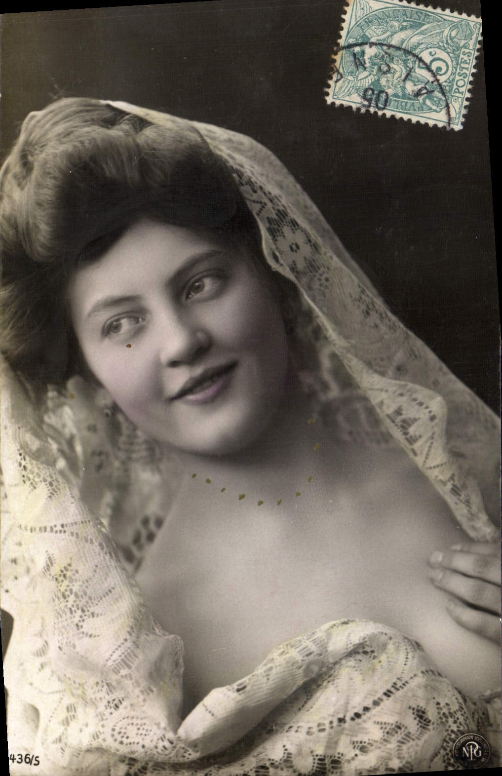 VINTAGE POSTCARD Fantasy Woman