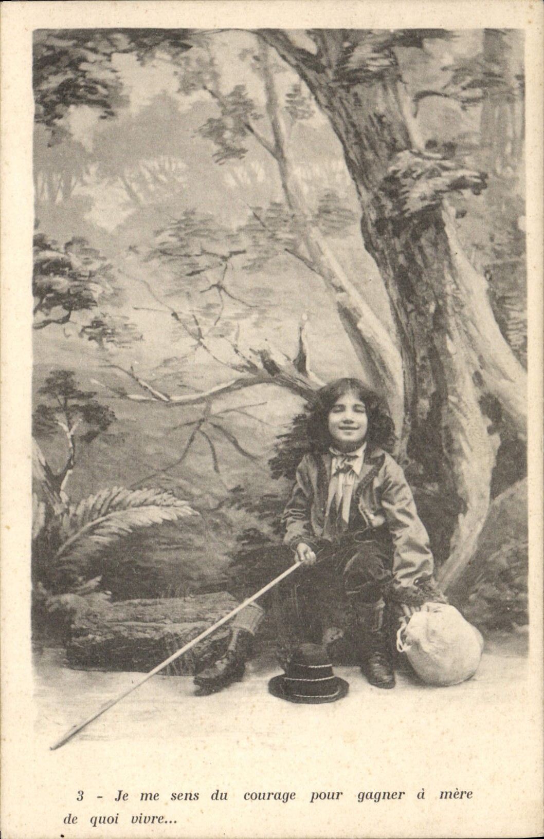 VINTAGE POSTCARD Fantasy Child