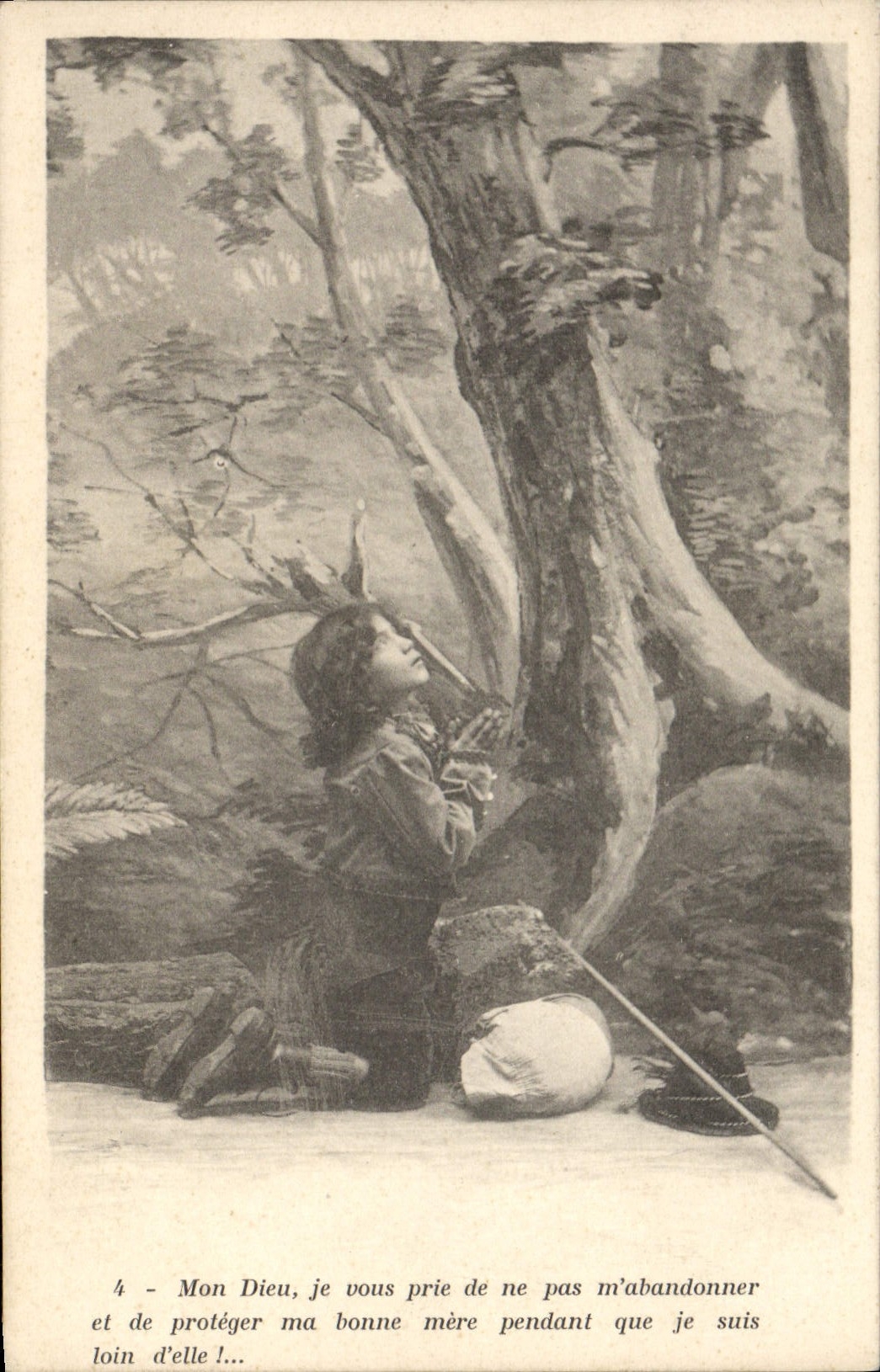 VINTAGE POSTCARD Fantasy Child