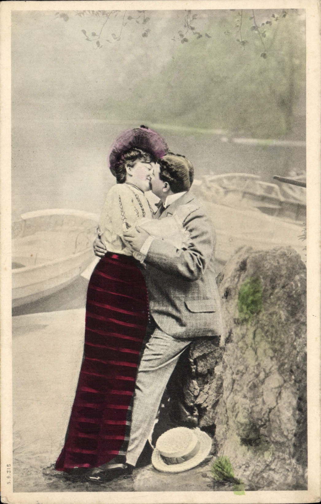 VINTAGE POSTCARD Fantasy Woman