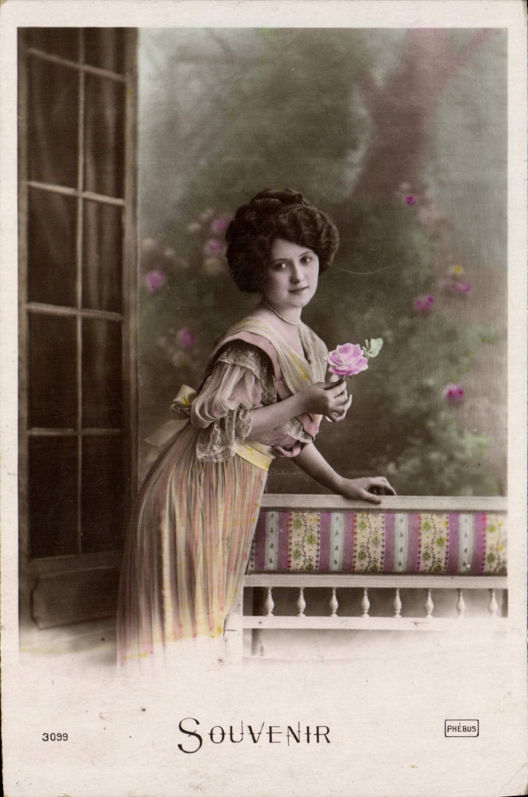 VINTAGE POSTCARD Fantasy Woman