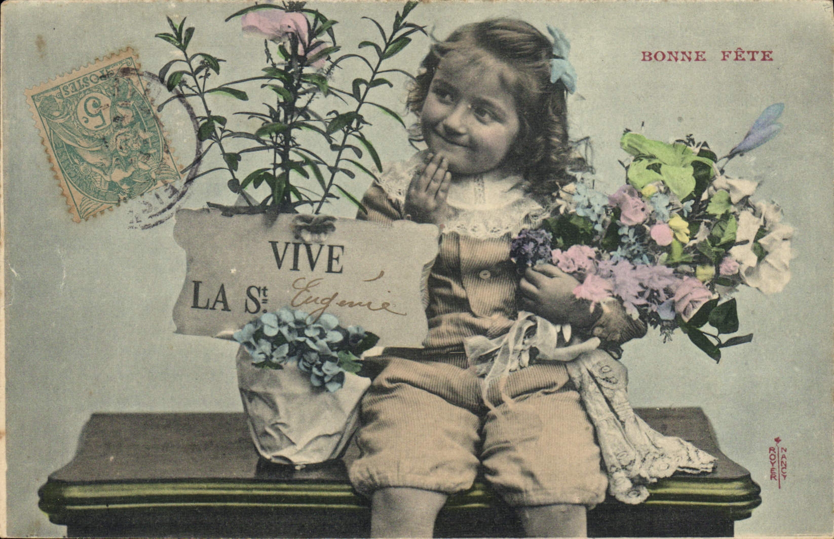 CPA Fantaisie Enfant St Eugene