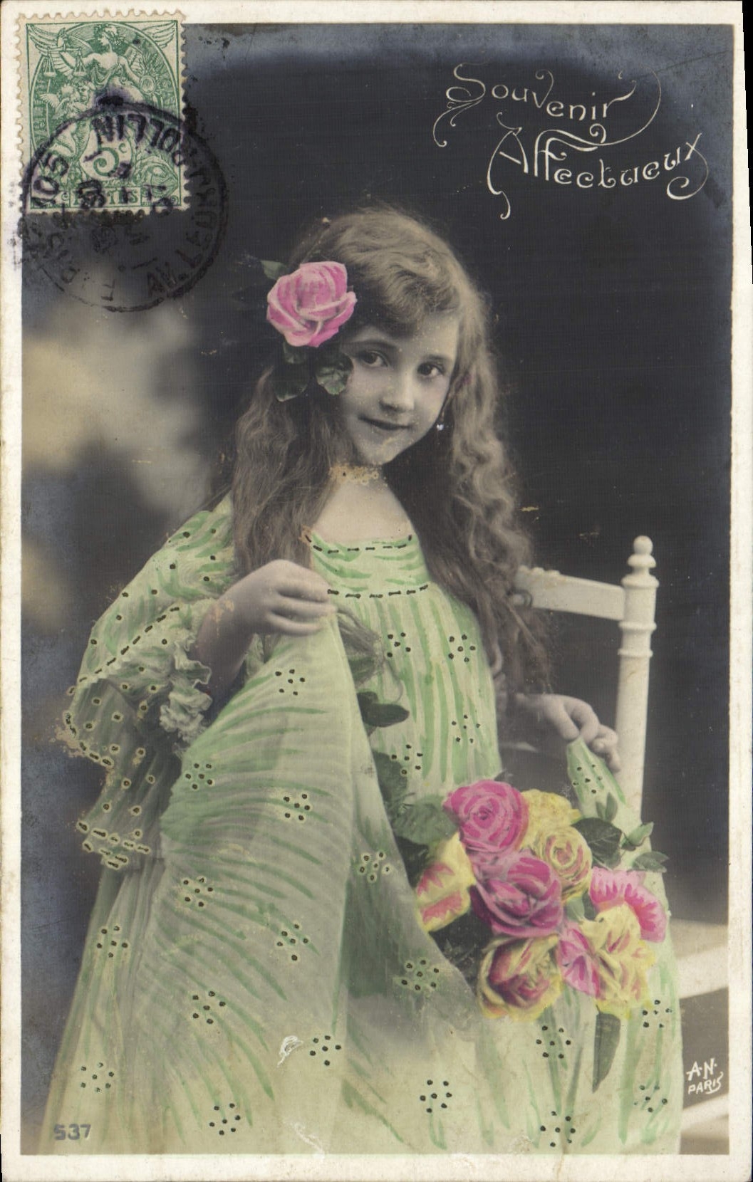 VINTAGE POSTCARD Fantasy Child