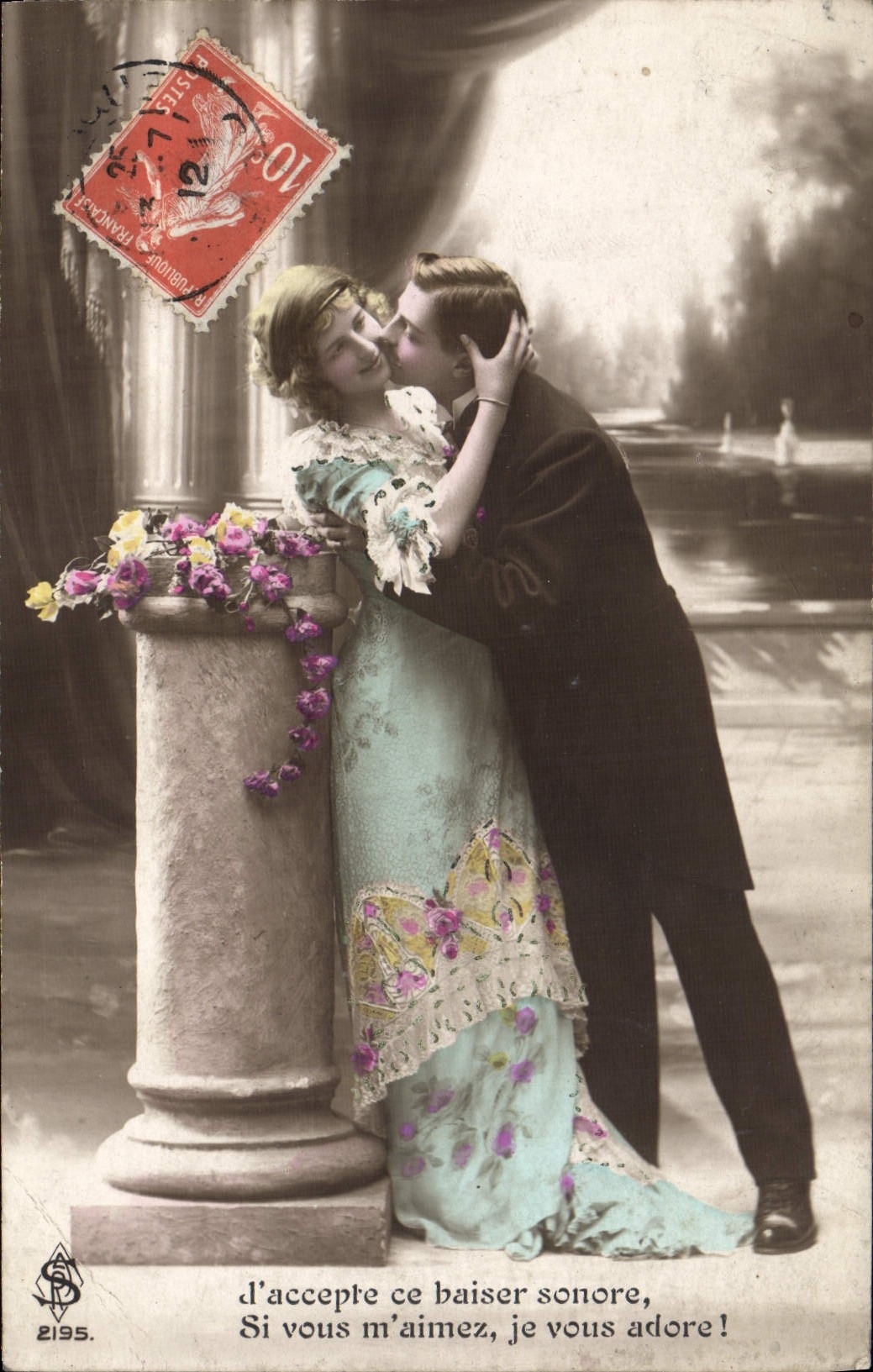 VINTAGE POSTCARD Fantasy Woman