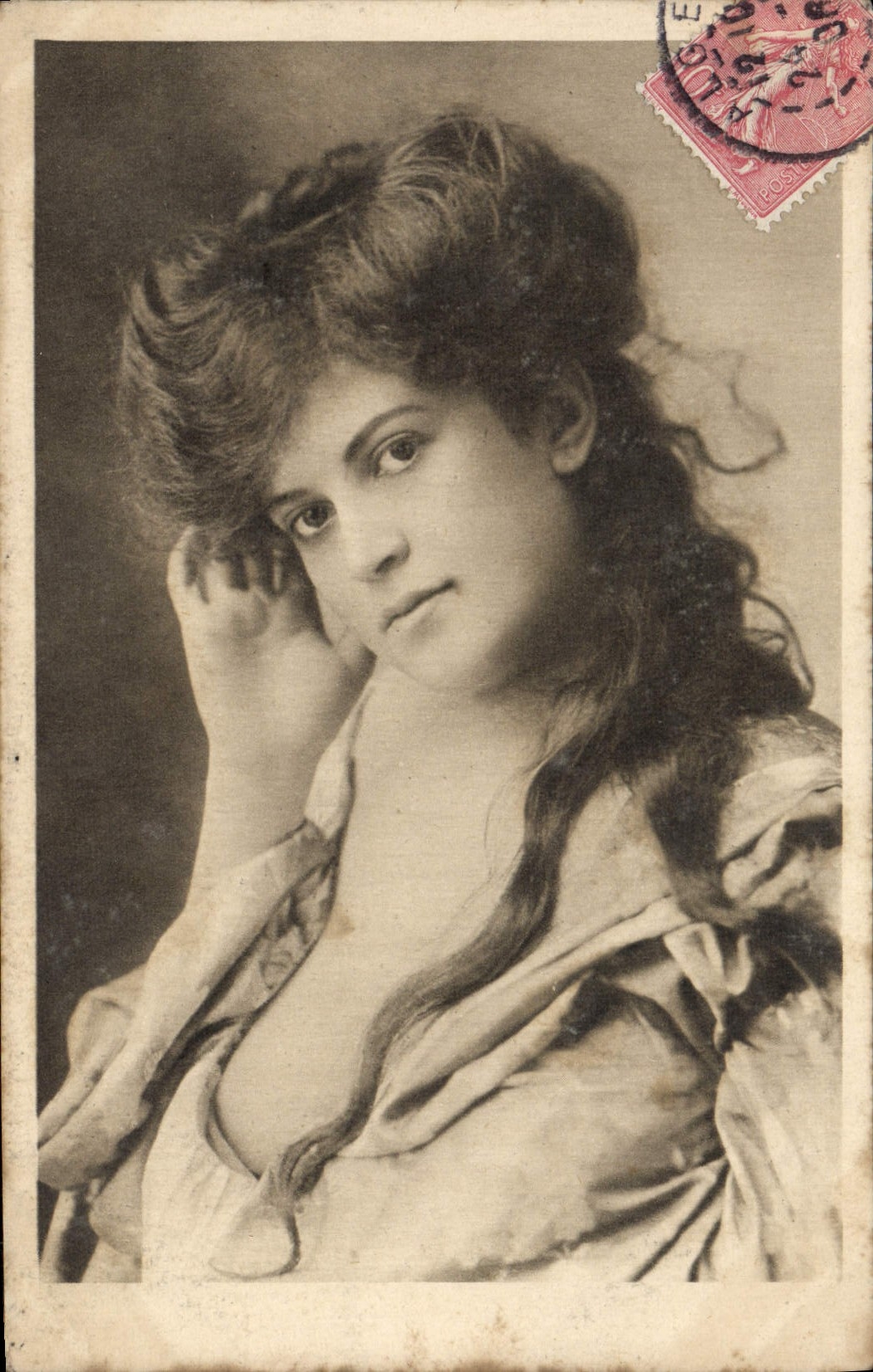 VINTAGE POSTCARD Fantasy Woman