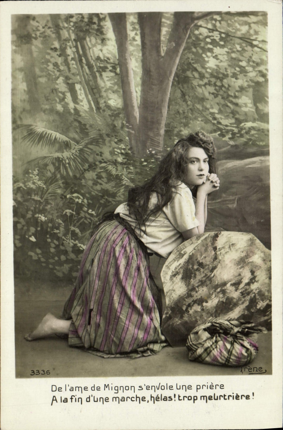 VINTAGE POSTCARD Fantasy Woman