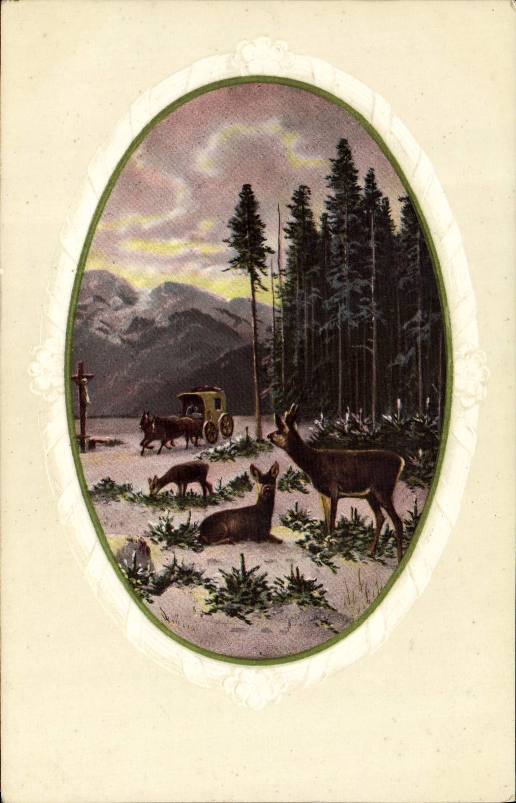 VINTAGE POSTCARD Fantasy Hind