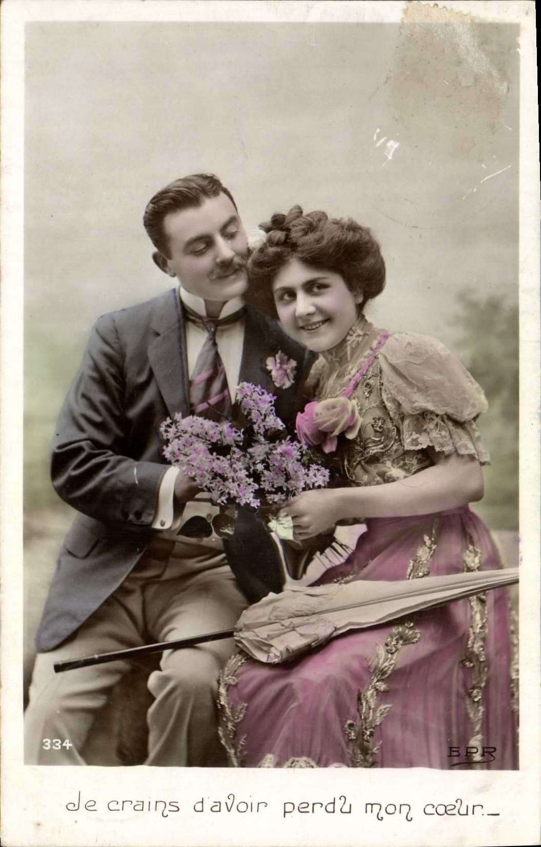 VINTAGE POSTCARD Fantasy Woman