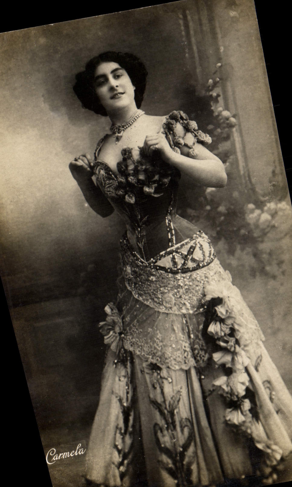 VINTAGE POSTCARD Fantasy Carmela Woman