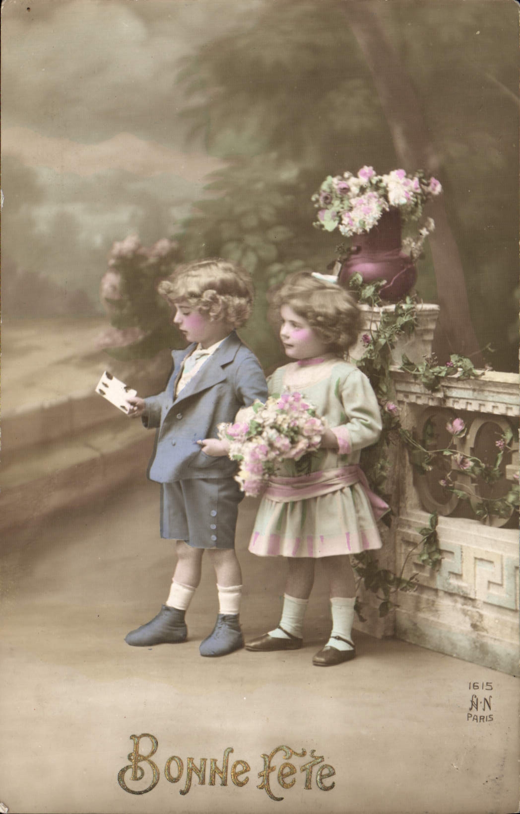 VINTAGE POSTCARD Fantasy Children