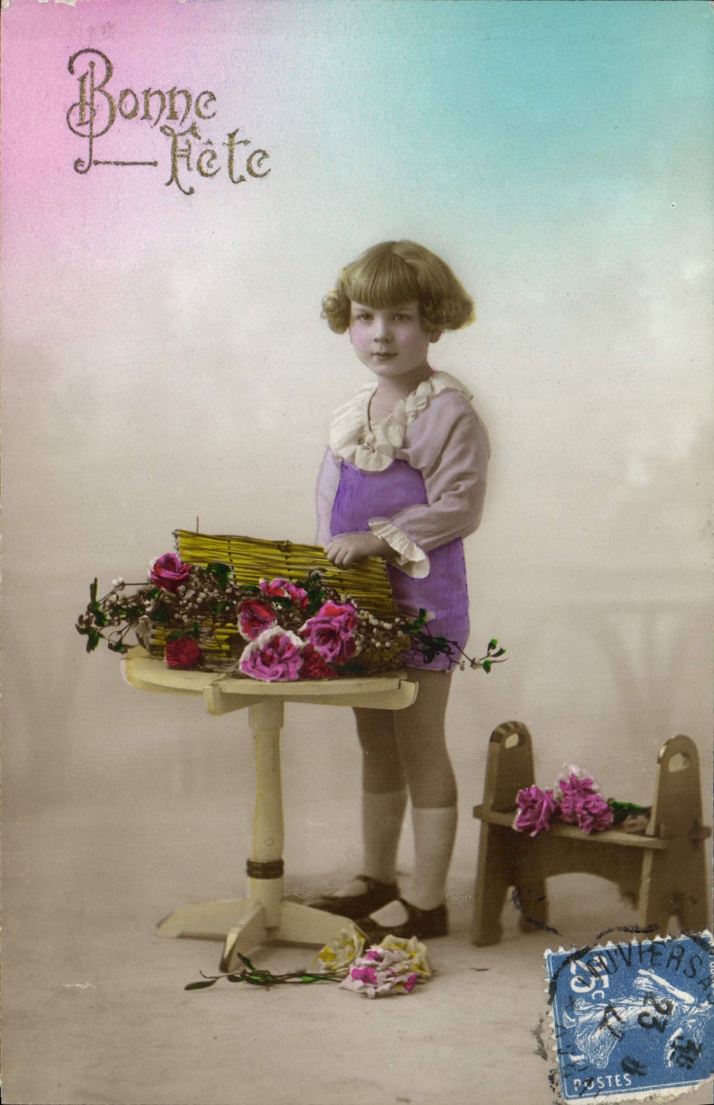 VINTAGE POSTCARD Fantasy Child