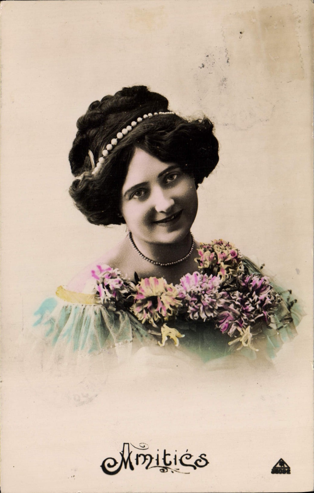 VINTAGE POSTCARD Fantasy Woman