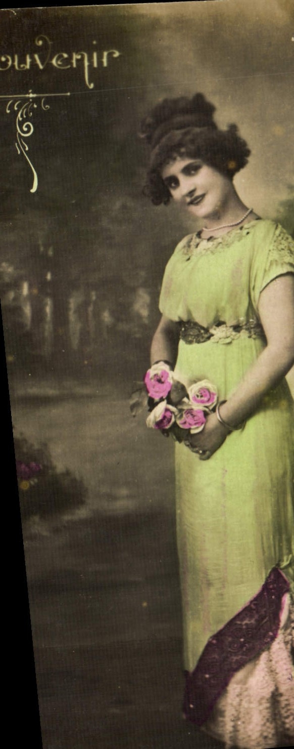 CPA Fantaisie Violette