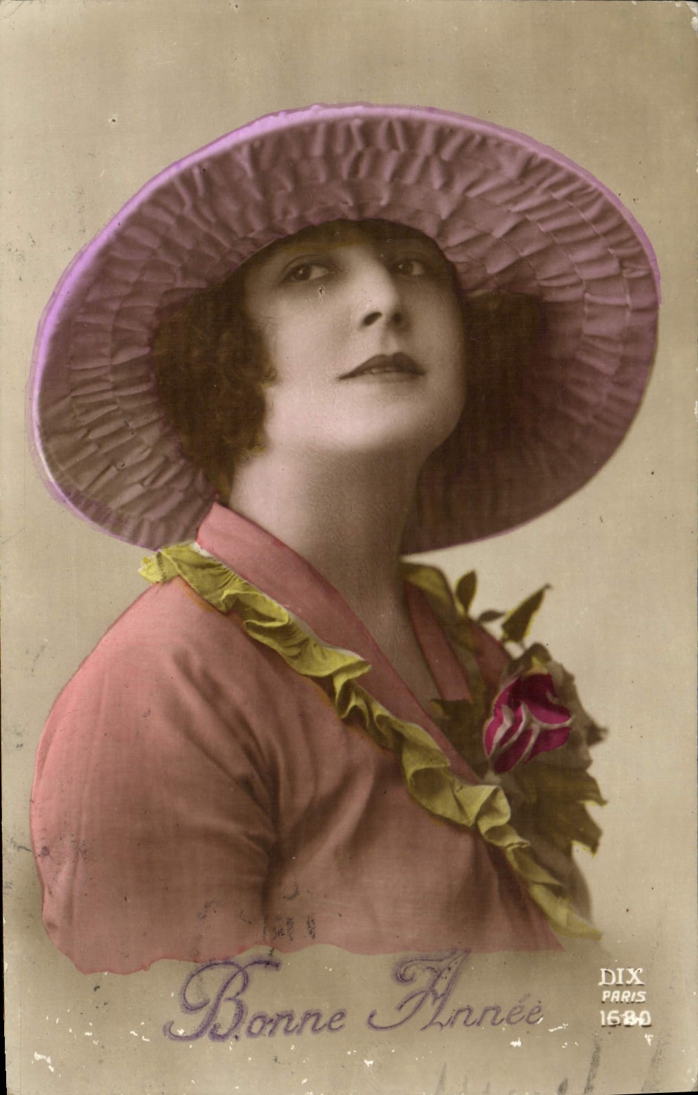 VINTAGE POSTCARD Fantasy Woman