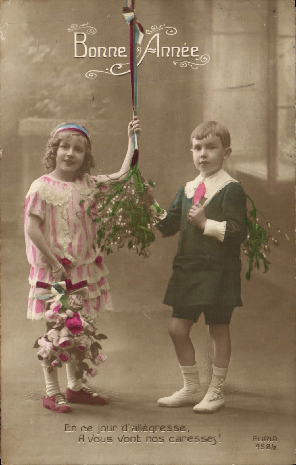 VINTAGE POSTCARD Fantasy Children