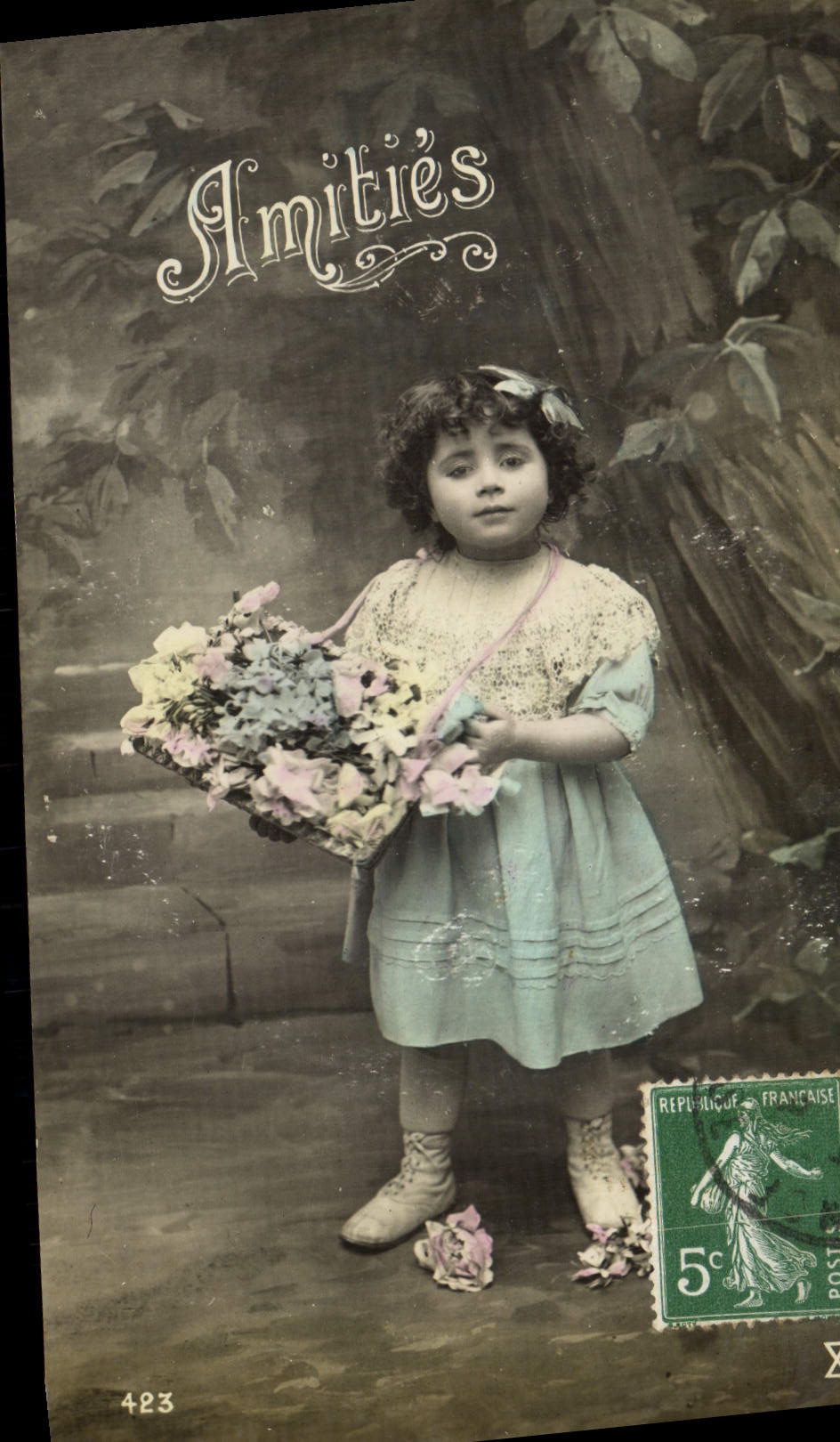VINTAGE POSTCARD Fantasy Child