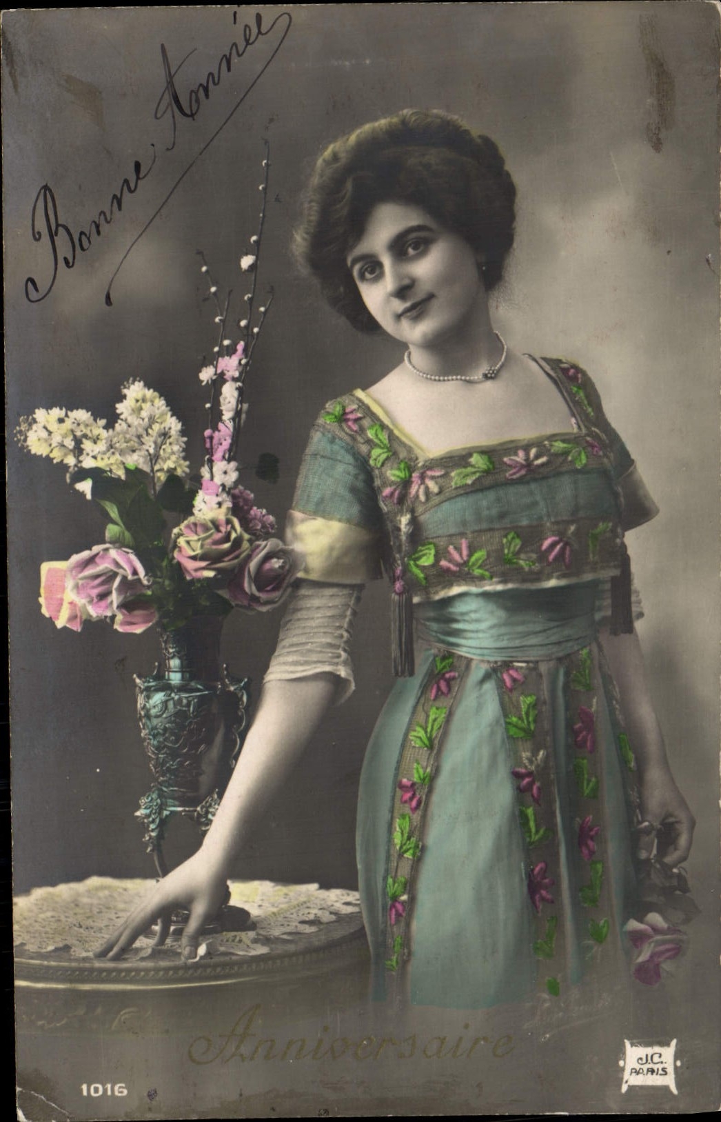 VINTAGE POSTCARD Fantasy Woman