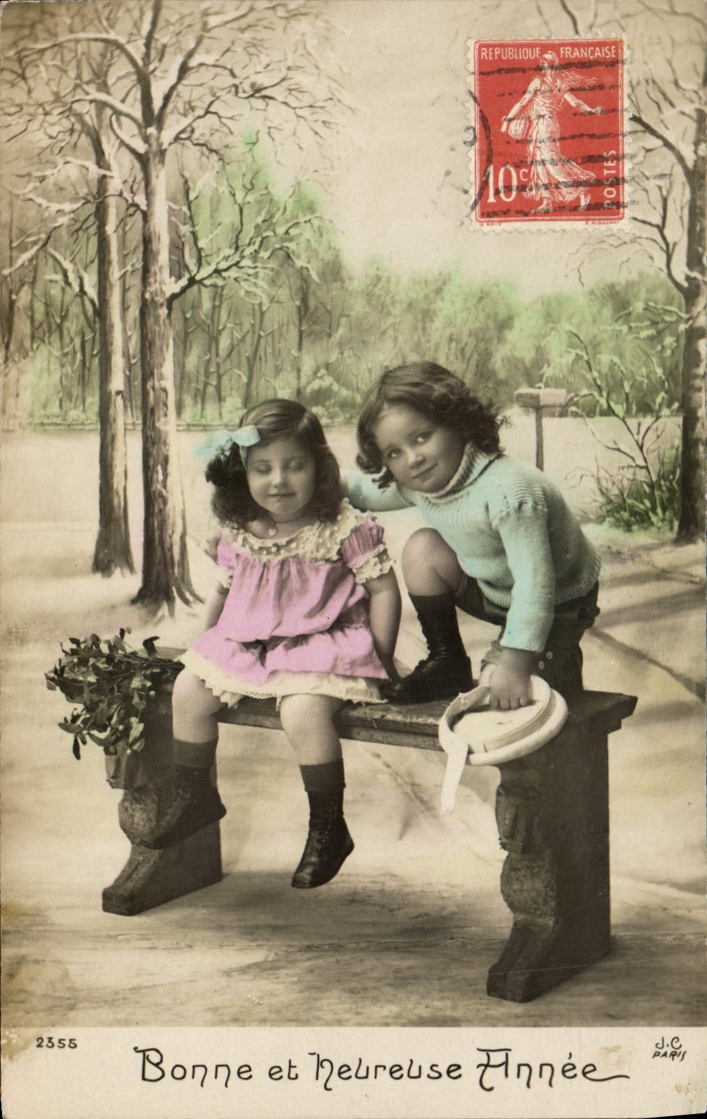 VINTAGE POSTCARD Fantasy Children