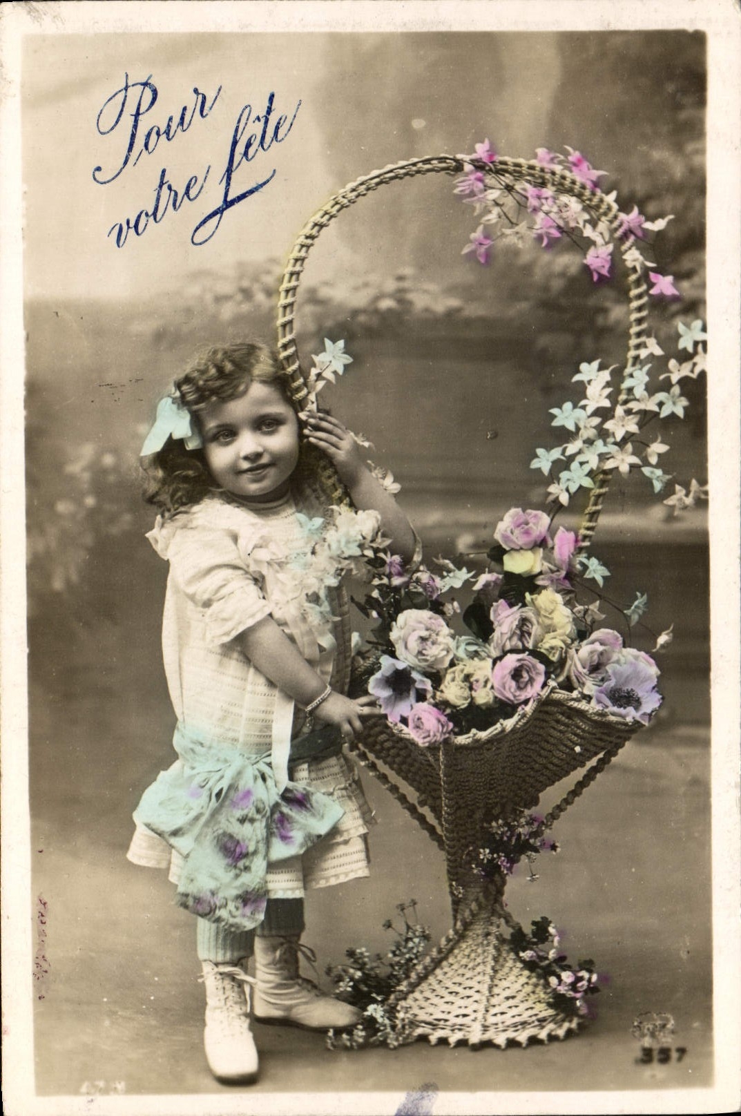 VINTAGE POSTCARD Fantasy Child