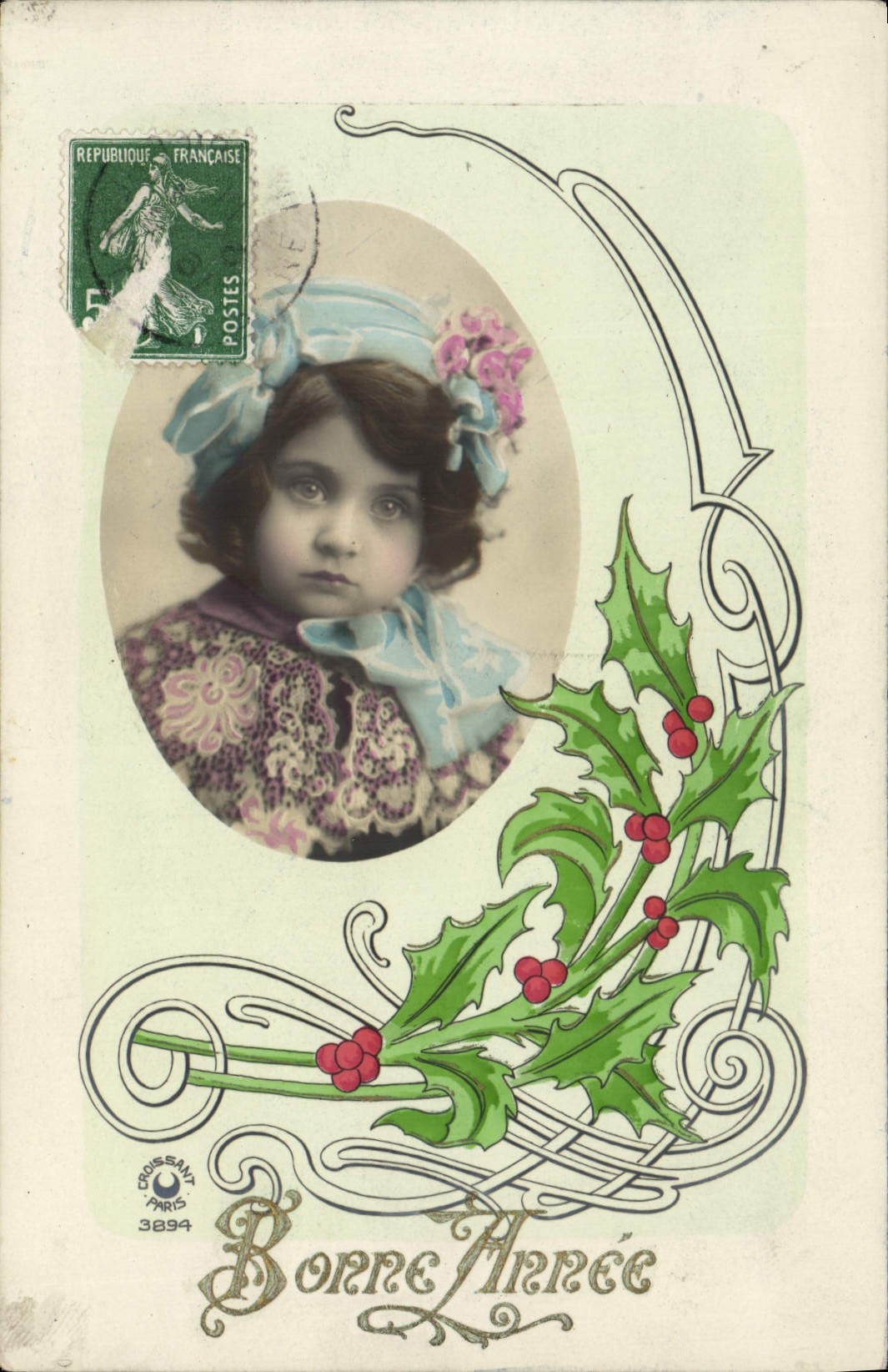 VINTAGE POSTCARD Fantasy Child