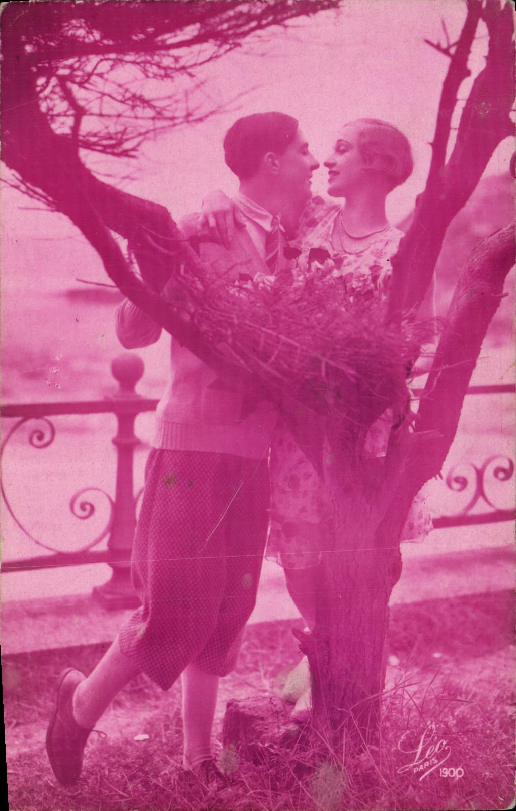 VINTAGE POSTCARD Fantasy Woman