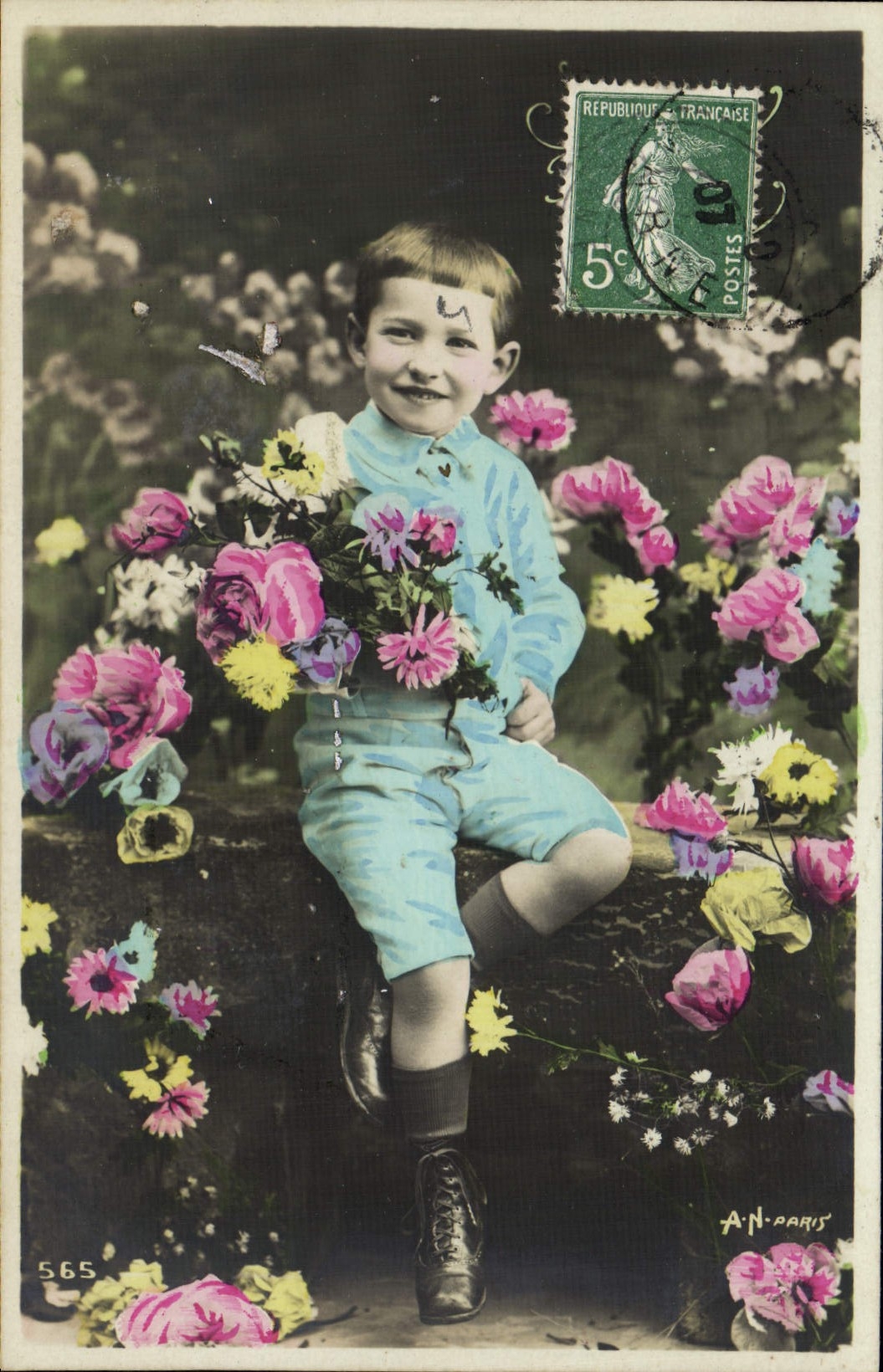 VINTAGE POSTCARD Fantasy Child