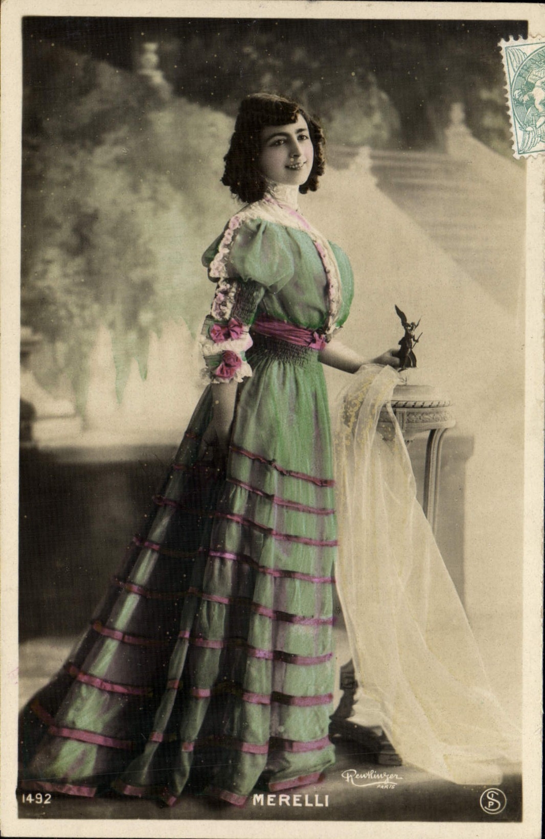 CPA Fantaisie Femme Merelli