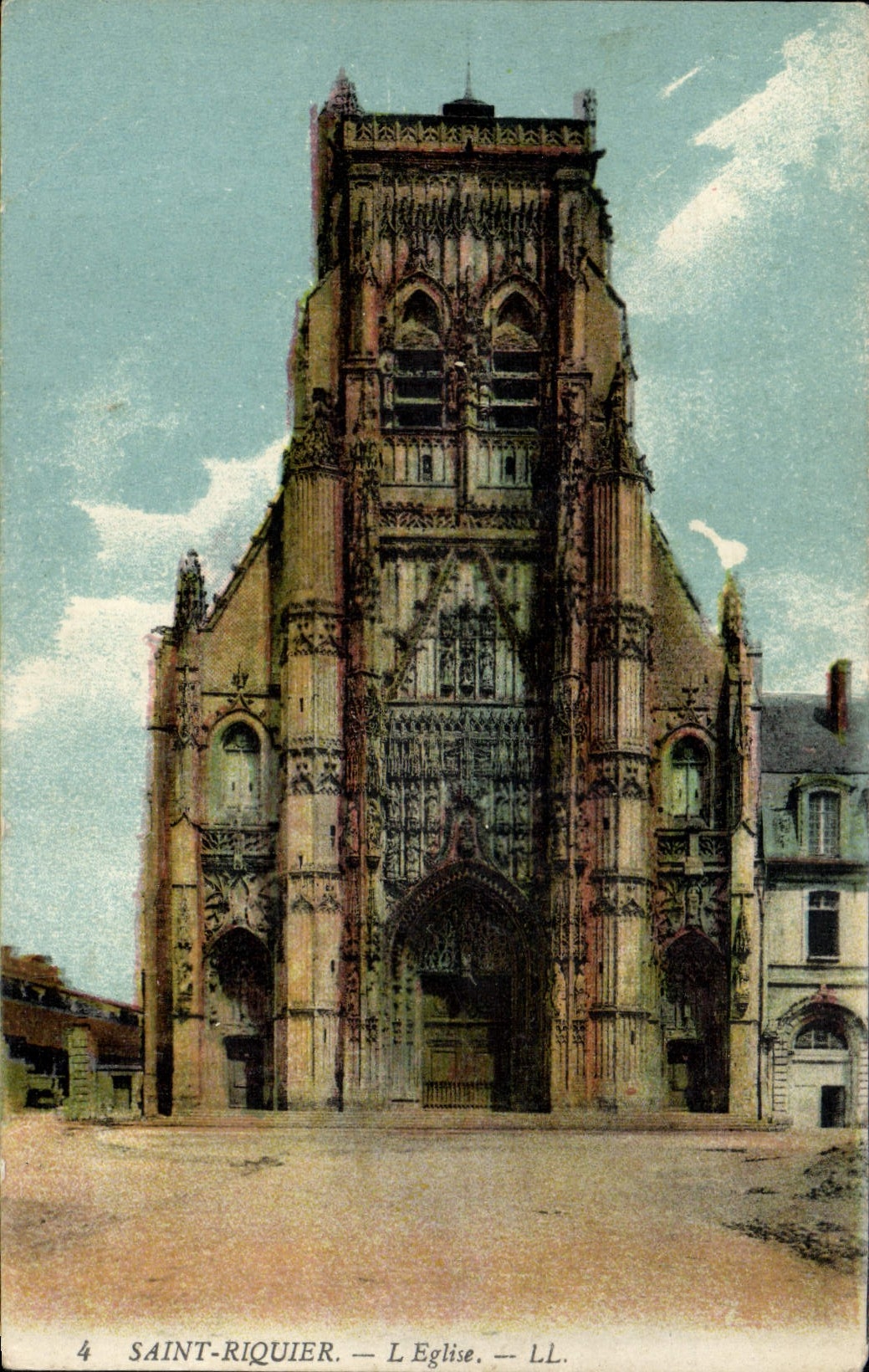 CPA Saint Ricquier L'eglise 