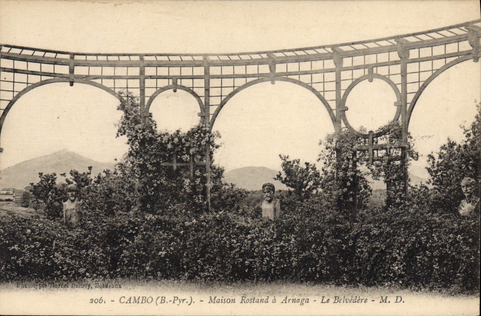 CPA Cambo Maison Rostand a Arnaga Le belvedere