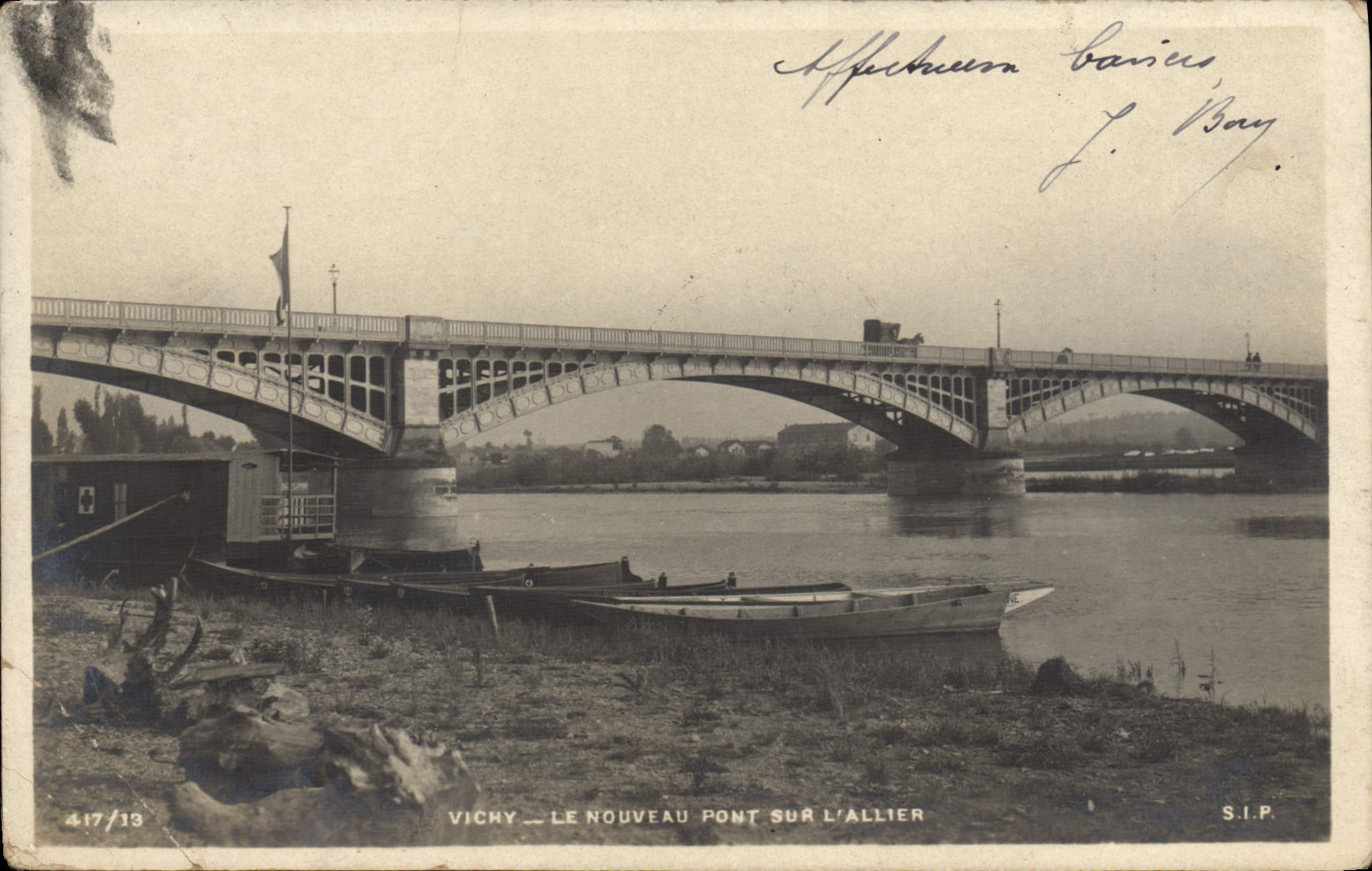 CPA Vichy Le Nouveau Pont Sur L'Allier
