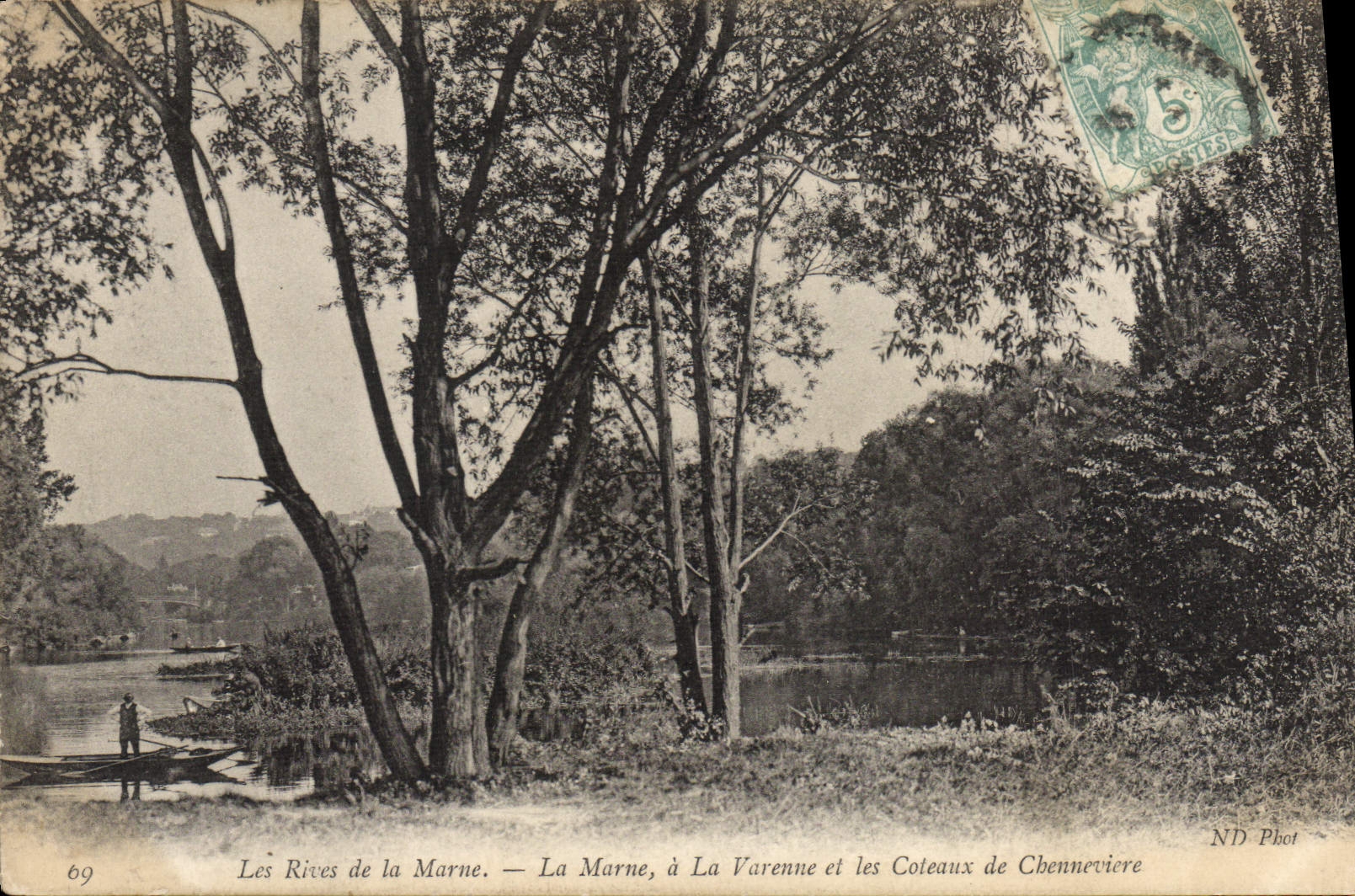 CPA Les rives de la Marne a la Varenne et les coteaux de Chenneviere