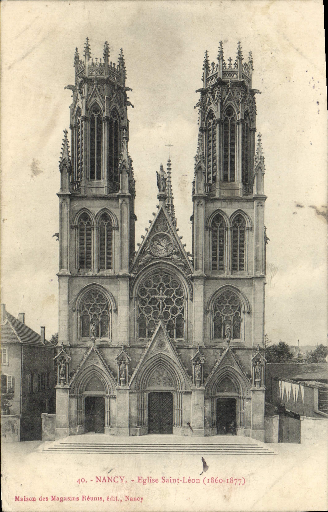 CPA Nancy Eglise Saint Leon
