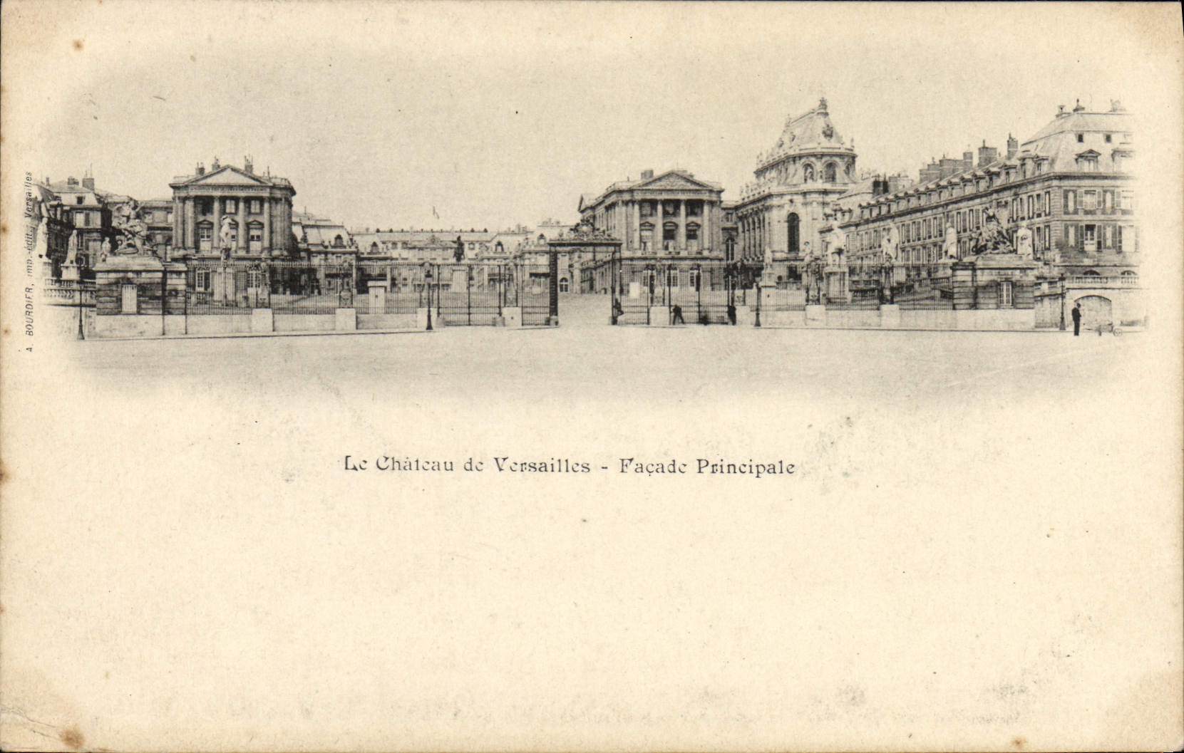 CPA Le Chateau De Versailles Facade Principale