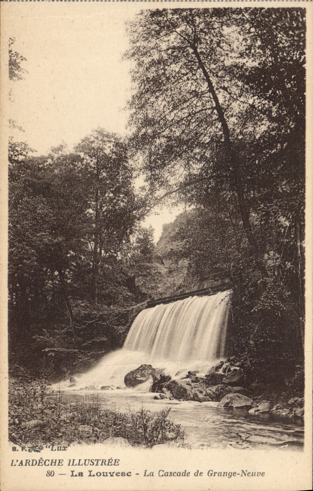 CPA La Louvesc La Cascade De Grange Neuve