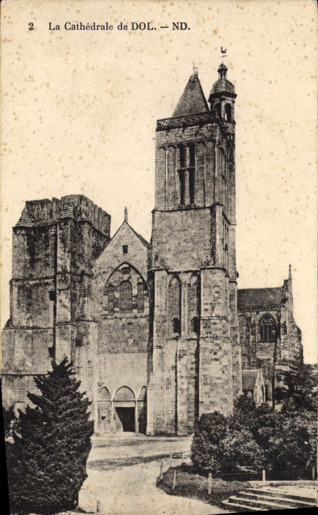 VINTAGE POSTCARD the Cathedral Of Fraud