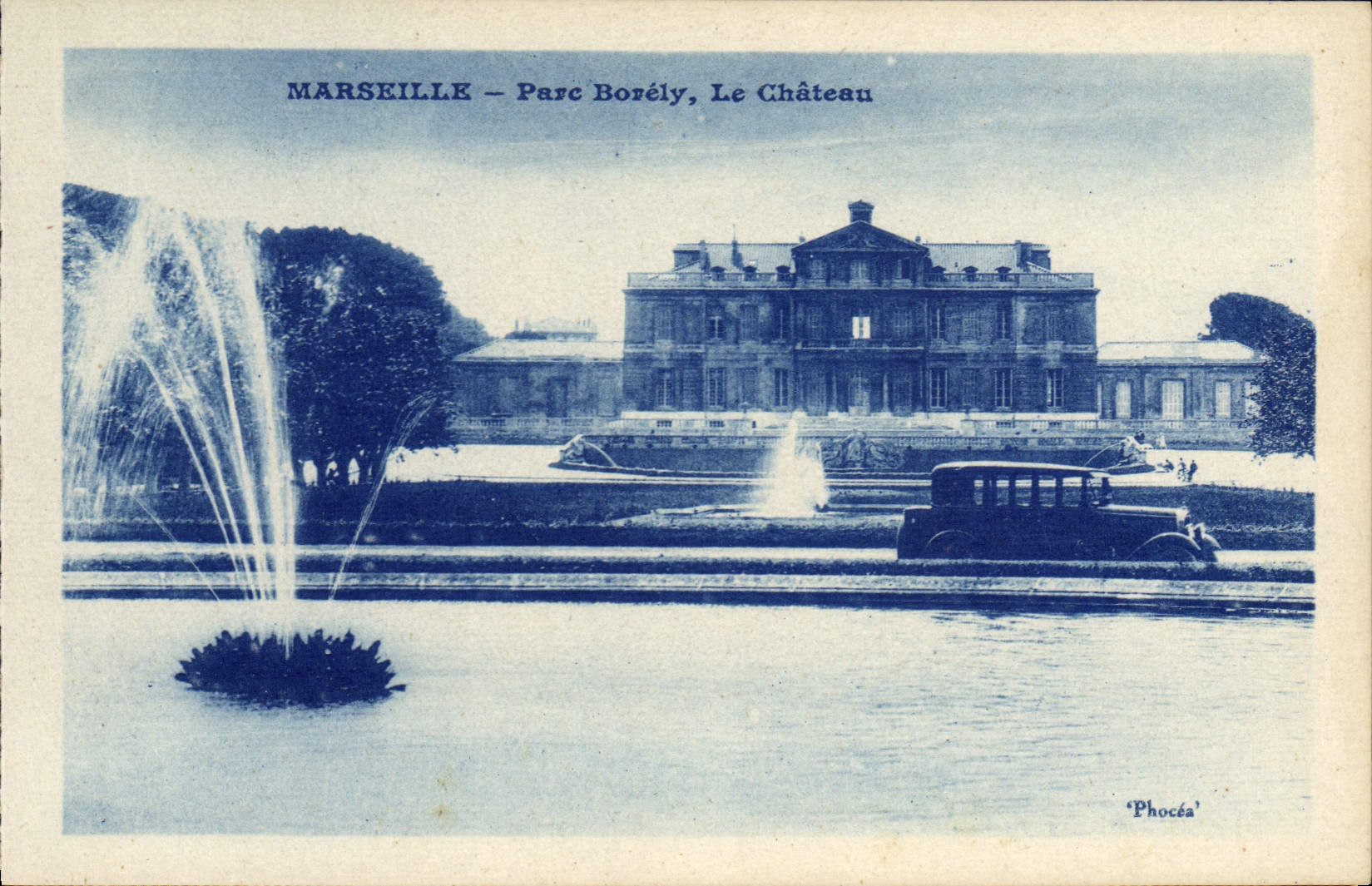 CPA Marseille Parc Borely Le Chateau