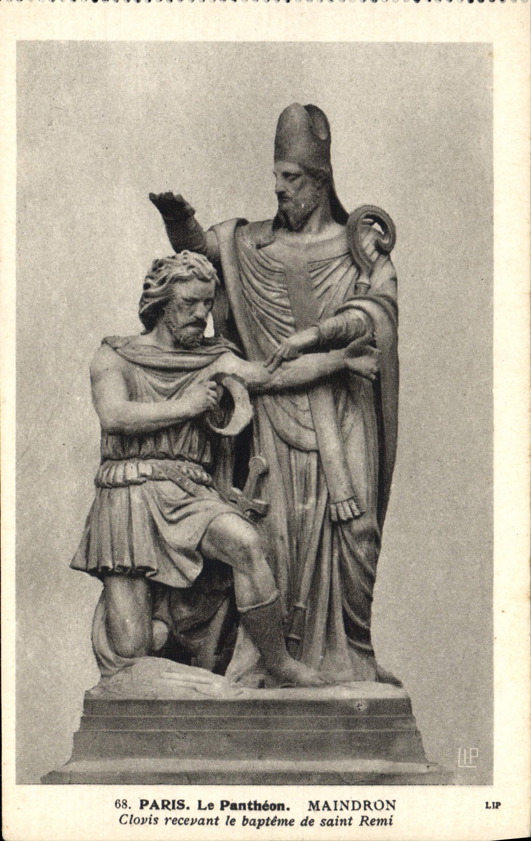 CPA Paris Le Pantheon Maindron Cloris Recevant Le Bapteme De Saint Remi